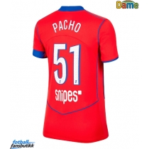 Paris Saint-Germain Willian Pacho #51 Tredjedrakt Dame 2025-26 Kortermet